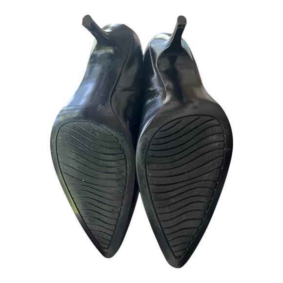 Maripé Marley Black Leather Pumps 71/2M - Picture 7 of 7